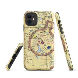 Flying T Airport (SD68) VFR Sectional  Tough iPhone Case