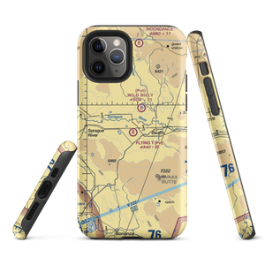 Flying T Ranch Airport (5OR4) VFR Sectional  Tough iPhone Case