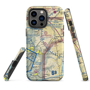 Flying T Ranch Airport (CA76) VFR Sectional  Tough iPhone Case