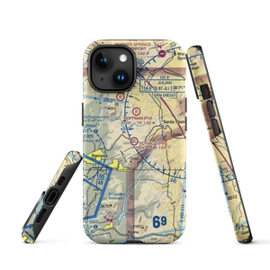 Flying T Ranch Airport (CA76) VFR Sectional  Tough iPhone Case