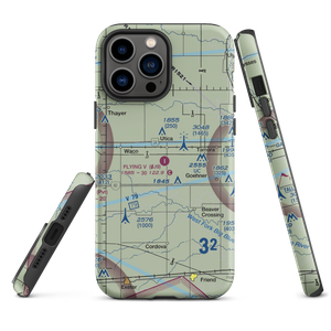 Flying V Airport (0J9) VFR Sectional  Tough iPhone Case