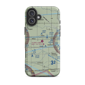 Flying V Airport (0J9) VFR Sectional  Tough iPhone Case