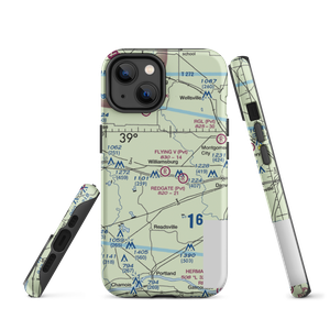 Flying V Ranch Airport (10MO) VFR Sectional  Tough iPhone Case