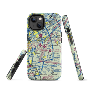 Flying W Airport (N14) VFR Sectional  Tough iPhone Case