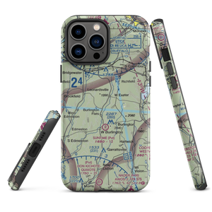Flying W Airport (NY78) VFR Sectional  Tough iPhone Case