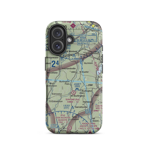 Flying W Airport (NY78) VFR Sectional  Tough iPhone Case