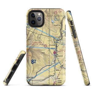 Flying Y Ranch Airport (03ID) VFR Sectional  Tough iPhone Case