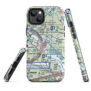 Folly Neck Airport (2VG8) VFR Sectional  Tough iPhone Case