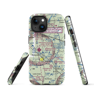 Foltz Farm Airport (93IN) VFR Sectional  Tough iPhone Case