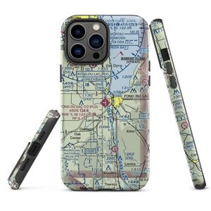 Fond du Lac County Airport (FLD) VFR Sectional  Tough iPhone Case