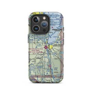 Fond du Lac County Airport (FLD) VFR Sectional  Tough iPhone Case