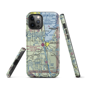 Fond du Lac County Airport (FLD) VFR Sectional  Tough iPhone Case