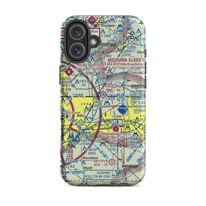 Foos Field (IN82) VFR Sectional  Tough iPhone Case