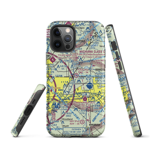 Foos Field (IN82) VFR Sectional  Tough iPhone Case