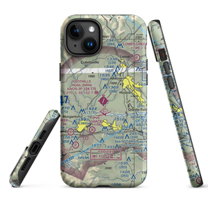 Foothills Regional Airport (MRN) VFR Sectional  Tough iPhone Case