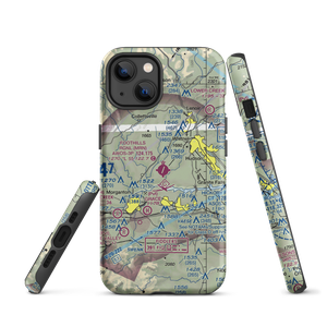 Foothills Regional Airport (MRN) VFR Sectional  Tough iPhone Case