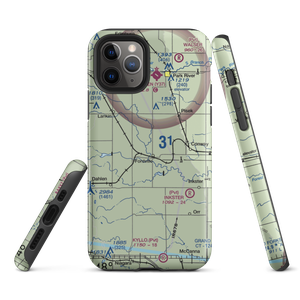 Fordville Airport (ND14) VFR Sectional  Tough iPhone Case
