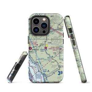 Forks Airport (S18) VFR Sectional  Tough iPhone Case