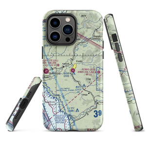 Forks Airport (S18) VFR Sectional  Tough iPhone Case