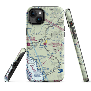 Forks Airport (S18) VFR Sectional  Tough iPhone Case