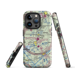 Fort Atkinson Municipal Airport (61C) VFR Sectional  Tough iPhone Case