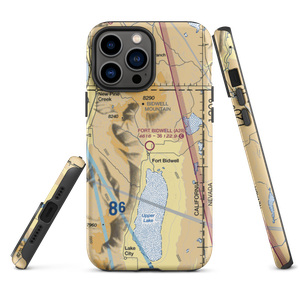 Fort Bidwell Airport (A28) VFR Sectional  Tough iPhone Case