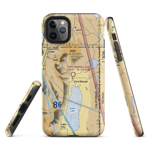 Fort Bidwell Airport (A28) VFR Sectional  Tough iPhone Case