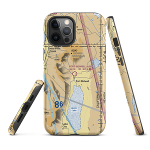 Fort Bidwell Airport (A28) VFR Sectional  Tough iPhone Case