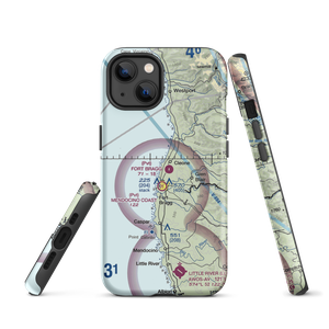 Fort Bragg Airport (FOB) VFR Sectional  Tough iPhone Case