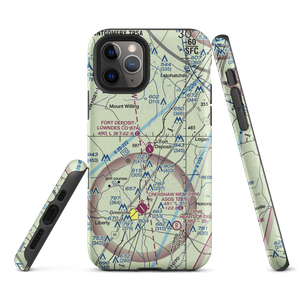 Fort Deposit Lowndes County Airport (67A) VFR Sectional  Tough iPhone Case