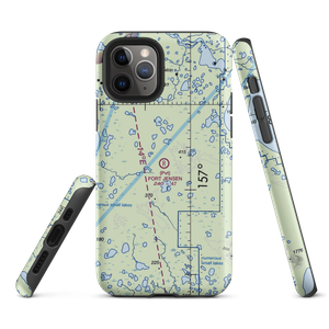 Fort Jensen Airport (AK60) VFR Sectional  Tough iPhone Case