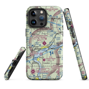 Fort Madison Municipal Airport (FSW) VFR Sectional  Tough iPhone Case