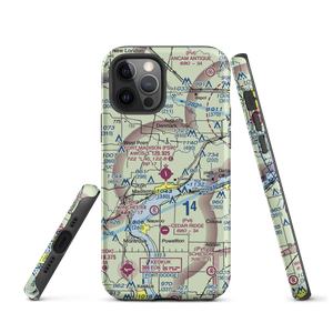 Fort Madison Municipal Airport (FSW) VFR Sectional  Tough iPhone Case