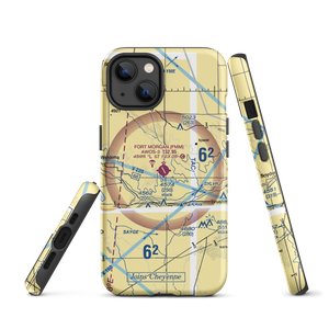 Fort Morgan Municipal Airport (FMM) VFR Sectional  Tough iPhone Case