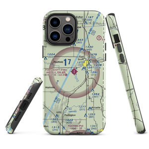 Fort Scott Municipal Airport (FSK) VFR Sectional  Tough iPhone Case