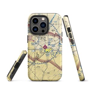 Fort Stockton Pecos County Airport (FST) VFR Sectional  Tough iPhone Case