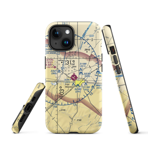 Fort Stockton Pecos County Airport (FST) VFR Sectional  Tough iPhone Case