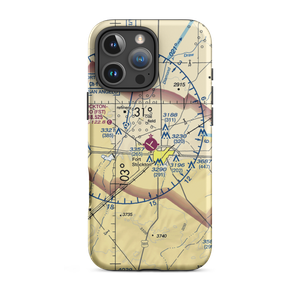 Fort Stockton Pecos County Airport (FST) VFR Sectional  Tough iPhone Case