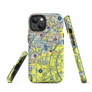 Fort Worth Alliance Airport (AFW) VFR Sectional  Tough iPhone Case