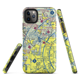 Fort Worth Alliance Airport (AFW) VFR Sectional  Tough iPhone Case