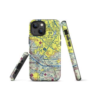 Fort Worth Spinks Airport (FWS) VFR Sectional  Tough iPhone Case