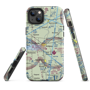 Fortman Airport (1OH4) VFR Sectional  Tough iPhone Case