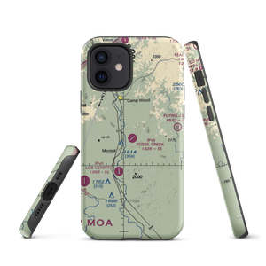 Fossil Creek Ranch Airport (TE78) VFR Sectional  Tough iPhone Case