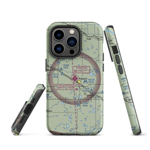 Fosston Municipal Airport-Anderson Field (FSE) VFR Sectional  Tough iPhone Case