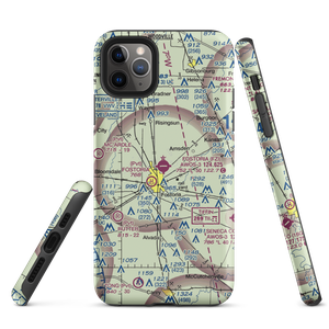 Fostoria Metropolitan Airport (FZI) VFR Sectional  Tough iPhone Case