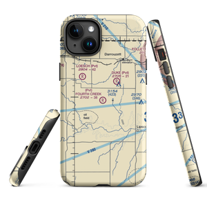 Fourth Creek Ranch Airport (TS79) VFR Sectional  Tough iPhone Case