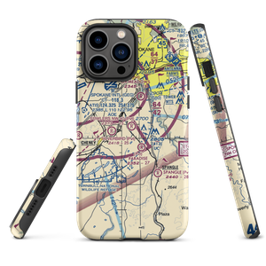 Fowlers Nw 40 Airport (12WA) VFR Sectional  Tough iPhone Case