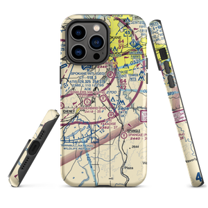 Fowlers Nw 40 Airport (12WA) VFR Sectional  Tough iPhone Case