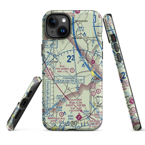 Fox Acres Airport (15VA) VFR Sectional  Tough iPhone Case