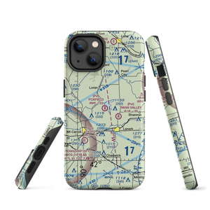 Foxfield Aerodrome (6IL4) VFR Sectional  Tough iPhone Case